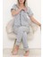 Önü Cepli Pijama Takımı Gri - 11404.1048. 3