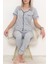 Önü Cepli Pijama Takımı Gri - 11404.1048. 5