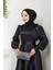 Kadın Giyim Abiye Moda Saten Fiyonklu Uzun Tesettür Abiye Elbise 2745 4