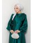 Kadın Giyim Abiye Moda Saten Fiyonklu Uzun Tesettür Abiye Elbise 2745 5