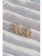 Pirinç Gold Renk Zirkon Taşlı Kalp Model Fiyonk Küpe - TJ-BKP9311 1