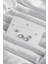 Pirinç Gümüş Renk Zirkon Taşlı Yaprak Model Küpe Seti - TJ-BKP9324 1