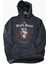 Unisex Five Finger Death Punch Baskılı Kapüşonlu Yıkamalı Sweatshirt, Oversize Baskılı Retro Hoodie 2