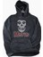 Unisex Misfits Baskılı Kapüşonlu Yıkamalı Sweatshirt, Oversize Rock Metal Baskılı Retro Hoodie 2