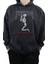 Unisex Yeezus Baskılı Kapüşonlu Yıkamalı Sweatshirt, Oversize Kanye West Baskılı Eskitme Hoodie 2