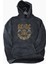 Unisex Vintage Ac-Dc Baskılı Kapüşonlu Yıkamalı Sweatshirt, Oversize Baskılı Eskitme Hoodie 2