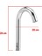 Lavabo Mutfak Musluk Batarya Kuğu Metal Lüks Uzun Evye Borusu Krom Su 360° Dönen Kaliteli Dayanıklı 3