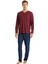 Erkek Bordo 3'lü Pijama Takımı 40575 1