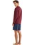 Erkek Bordo 3'lü Pijama Takımı 40575 5