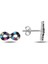 Sonsuzluk Renkli Zirkon Taşlı Küpe 1