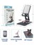 Masaüstü Tablet Cep Telefonu Tutucu Stand 360° Dönen Taşınabilir Katlanabilir Ayarlanabilir Kaymaz Siyah (S188) 5