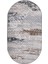 Halı GRI14 Karo Yıkanabilir Oval Kesme Ince Yolluk Kilim Salon Halısı Modelleri 2