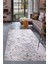 Halı Gri Karo Yıkanabilir Saçaksız Kesme Ince Yolluk Kilim Salon Halısı Modelleri 1