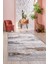 Halı GRI14 Karo Yıkanabilir Saçaksız Kesme Ince Yolluk Kilim Salon Halısı Modelleri 1