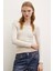 Kayık Yaka Bluz Bej 1
