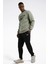 Rbk Sarne C Neck Sweat Haki Erkek Sweatshirt 5