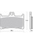 Bak Brakes Fmb-029-S Yamaha Mt07, Mt09 Tracer 700/900, Yzf 1000, Tmax 500. Ön Fren Balatası Organik Kalite 3
