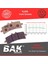 Bak Brakes FMB-007-S Honda Xl 650 Transalp, XL700 Transalp, Crf 250X,450R- Suzuki Drz 250,400,RM 250- Yamaha Yz 125,250,250F,250X,450F- Kawasaki Klx 300,450-APRILLA 450 Ön Fren Balatası Yarı Sinter 4