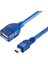 STC-0049 5 Pin Mini USB Erkek-Usb Dişi Kablo 20CM 2