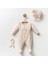 0-3 Ay Kız Hastane Çıkışı Bej Çiçekli 3lü Set Kutulu #476091CS-BJ 1