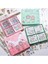 Garden Party Temalı 100 Yaprak 4 Bölmeli Sticker Seti Bullet Journal GGK DR108 5