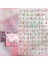 Girl Party Temalı 100 Yaprak 4 Bölmeli Sticker Seti Bullet Journal GGK DR107 1