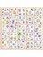 Birds And Butterfly Temalı 80 Yaprak 4 Bölmeli Sticker Seti Bullet Journal GGK DL066 4