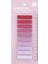 Kırmızı Mor Tonları Temalı 10 Renkli Cetvelli Index Sticker Post It GGK PCQ060 1