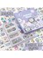 Cutecute Planet Temalı 100 Yaprak 4 Bölmeli Sticker Seti Bullet Journal GGK DZ080 1