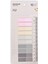 Kül 10 Renkli Cetvelli Şeffaf Pet Index Sticker Post It Sticky Note GGK P025 1