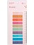 Ilkbahar 10 Renkli Cetvelli Şeffaf Pet Index Sticker Post It Sticky Note GGK P009 1