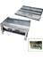 Portable Grıll Komple Katlanır Portatif - Pratik Galvaniz Metal Mangal 27X40X20CM (4172) 1