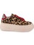 Modern Rahat Dantel Tasarım Ayakkabı 7961 Leopar 4