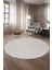 Halı Krem Janjanlı Yuvarlak Kaymaz Kesme Ince Yolluk Kilim Salon Halısı Modelleri 1