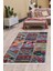 Halı Çok Renkli 9010 Yıkanabilir Saçaklı Kesme Ince Yolluk Kilim Salon Halısı Modelleri 1