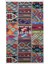 Halı Çok Renkli 9010 Yıkanabilir Saçaklı Kesme Ince Yolluk Kilim Salon Halısı Modelleri 2