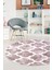 Halı Bej Maça Yıkanabilir Saçaksız Yuvarlak Kesme Ince Yolluk Kilim Salon Halısı Modeli 1