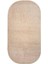 Halı Vizon Stylish Yıkanabilir Saçaksız Oval Kesme Ince Yolluk Kilim Salon Halısı Modeli 2