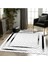 Halı Gri K0470 Yıkanabilir Saçaksız Ince Yolluk Kilim Salon Halısı Modelleri 1