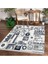 Halı Gri K0450 Yıkanabilir Saçaklı Ince Yolluk Kilim Salon Halısı Modelleri 1