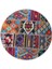 Halı Çok Renkli 9010 Yıkanabilir Yuvarlak Kesme Ince Yolluk Kilim Salon Halısı Modelleri 2