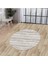 Halı Vizon KY7055 Yıkanabilir Yuvarlak Kesme Ince Yolluk Kilim Salon Halısı Modeli 2