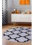 Halı Gri Maça Yıkanabilir Saçaksız Yuvarlak Kesme Ince Yolluk Kilim Salon Halısı Modeli 1