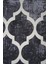 Halı Siyah Maça Yıkanabilir Saçaklı Oval Kesme Ince Yolluk Kilim Salon Halısı Modelleri 3