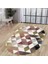Halı Çok Renkli K1270 Yıkanabilir Oval Kesme Ince Yolluk Kilim Salon Halısı Modeli 1