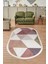 Halı Multi K1270 Saçaklı Oval Kaymaz Kesme Ince Yolluk Kilim Salon Halısı Modelleri 1