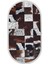 Halı Kahverengi DR01 Saçaklı Oval Kaymaz Kesme Ince Yolluk Kilim Salon Halısı Modelleri 2