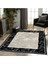 Halı Siyah K0560 Yıkanabilir Saçaksız Kesme Ince Yolluk Kilim Salon Halısı Modelleri 1