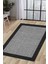 Halı Antrasit KR4040 Yıkanabilir Kesme Ince Yolluk Kilim Salon Halısı Modelleri 1