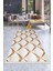 Halı Gold KY7059 Yıkanabilir Saçaklı Kesme Ince Yolluk Kilim Salon Halısı Modelleri 1